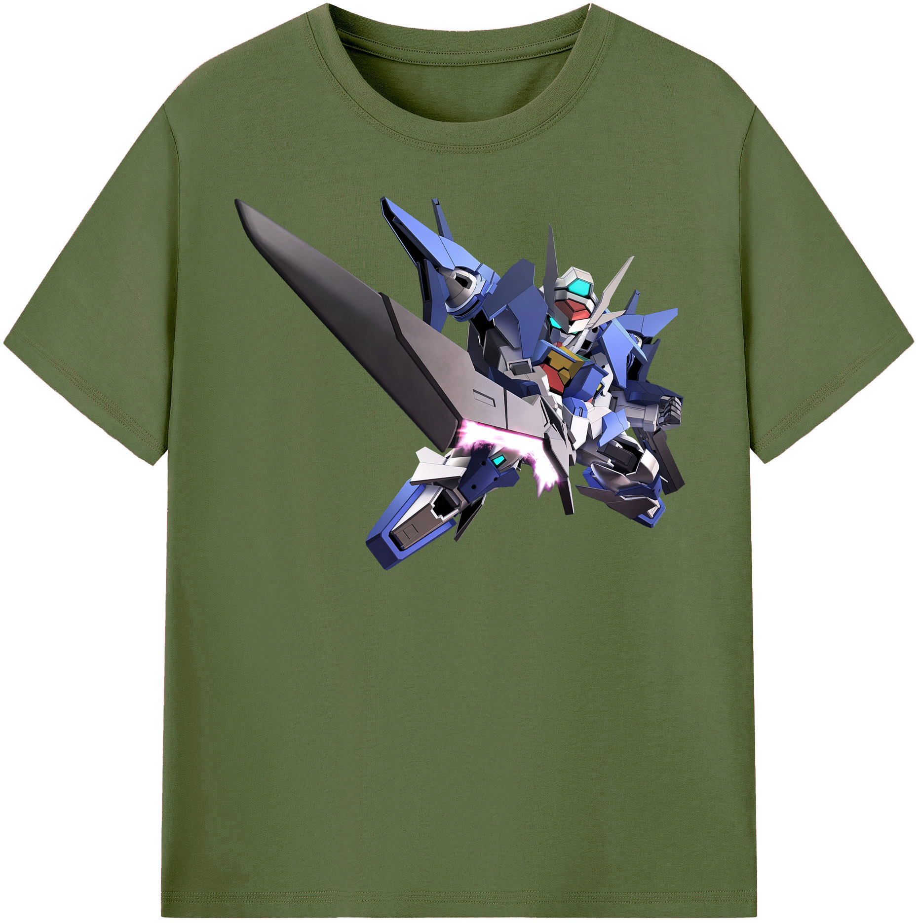 （画像用） 機動戦士ガンダム Mobile Suit Gundam 綿100％半袖Tシャツ（フロントプリント）
